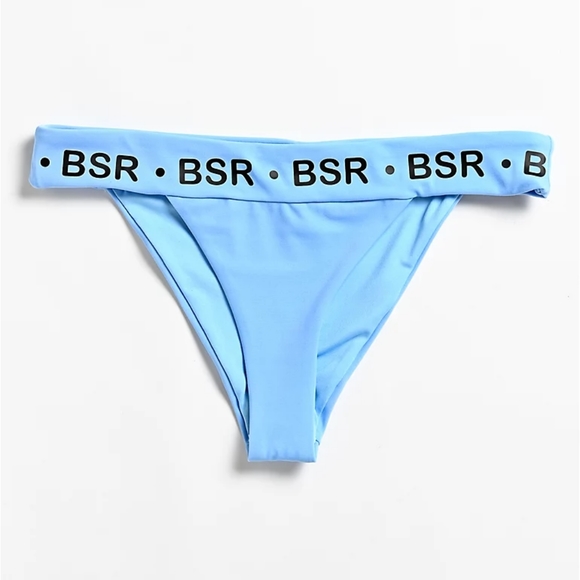 BSR By Samii Ryan Cheeky Coverage Break The Rules Bikini Bottoms Blue - Picture 2 of 9